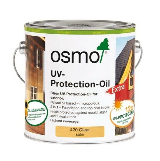 Osmo UV-Protection Oil Clear Extra With Active Ingredients, 2.5L  0