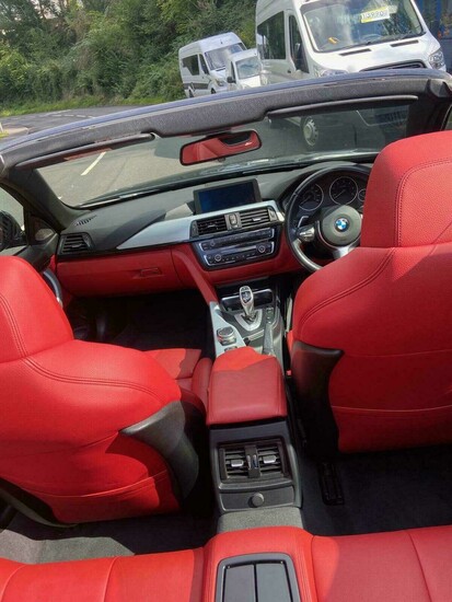 2015 BMW 435d Xdrive Converible Auto 8 Spd paddle shift- 308BHP Only 44k fsh Graphite Grey  8
