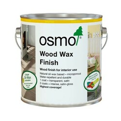 Osmo Wood Wax Finish Transparent, 3161 Ebony, 0.75L