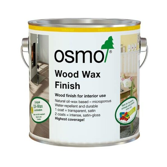 Osmo Wood Wax Finish Transparent, 3143 Cognac, 0.75L  0