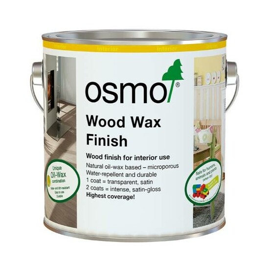 Osmo Wood Wax Finish Transparent, 3164 Oak, 0.75L  0