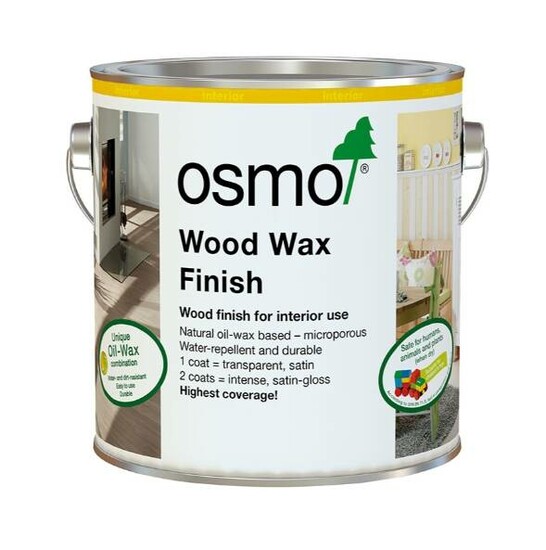 Osmo Wood Wax Finish Transparent, 3164 Oak, 2.5L  0