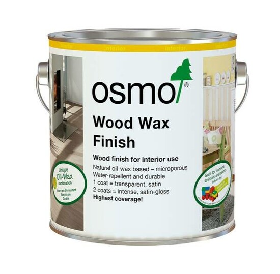 Osmo Wood Wax Finish Transparent, 3143 Cognac, 2.5L  0