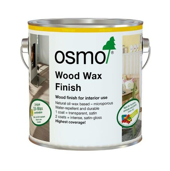 Osmo Wood Wax Finish Transparent, 3111 White, 0.75L  0