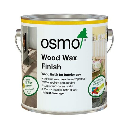 Osmo Wood Wax Finish Transparent, 3138 Mahogany, 2.5L  0