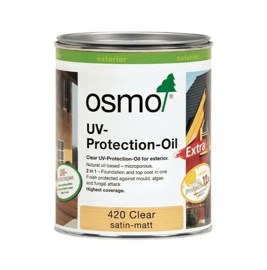 Osmo UV-Protection Oil Clear Extra With Active Ingredients, 0.75L  0