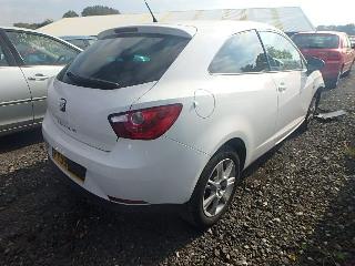  SEAT IBIZA S (2010)1.4 16V SALVAGED IN WHITE CAT D £1795 thumb 5