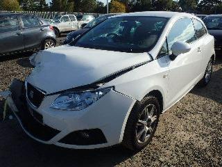  SEAT IBIZA S (2010)1.4 16V SALVAGED IN WHITE CAT D £1795 thumb 1