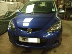  2011 MAZDA 2 TS2 BLUE CAT D DAMAGED REPAIRABLE REQUIRES FINISHING