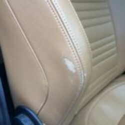 On-Site Leather Seat Bolster Repair In Sheffield