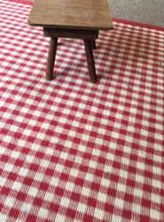 Laura Ashley Rug Red Cheque. Norwich, Norfolk thumb-109167