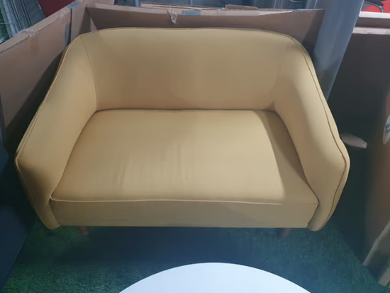 Office Furniture Yellow Reception Sofa  0