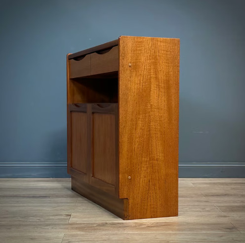 Attractive Small Teak Cabinet By Nathan Furniture  2