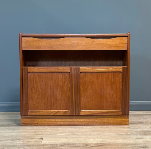 Attractive Small Teak Cabinet By Nathan Furniture  1