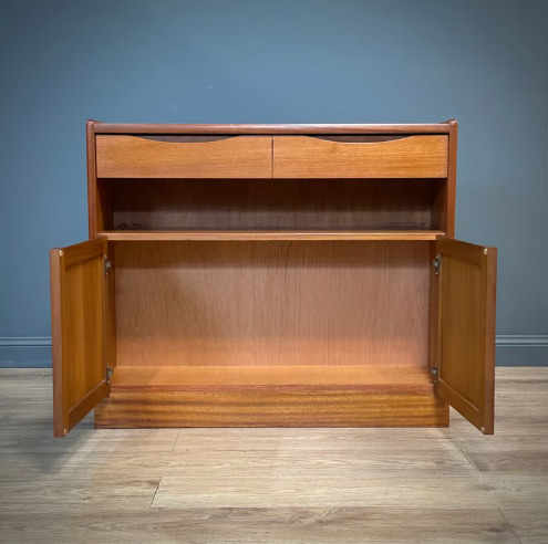 Attractive Small Teak Cabinet By Nathan Furniture  3