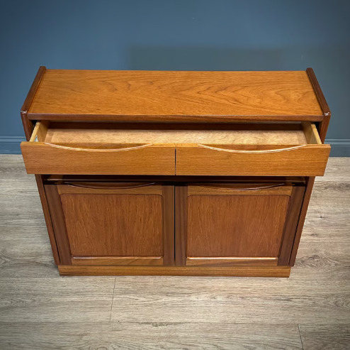 Attractive Small Teak Cabinet By Nathan Furniture  6