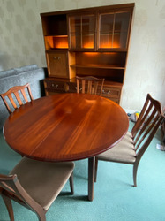 1970/80s G-Plan Garrick mahogany Dinning Furniture, Blyth, Northumberland