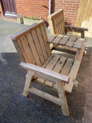 Handmade Garden Furniture / Benches / Chairs / Seats in Duffield thumb-112153