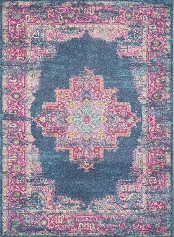 Large Rug Nourison - Passion rug PSN03 Blue 244x305cm  1