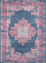 Large Rug Nourison - Passion rug PSN03 Blue 244x305cm thumb-112412