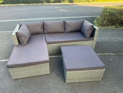 Rattan Corner Garden Patio Furniture Set *Can Deliver* thumb-112615