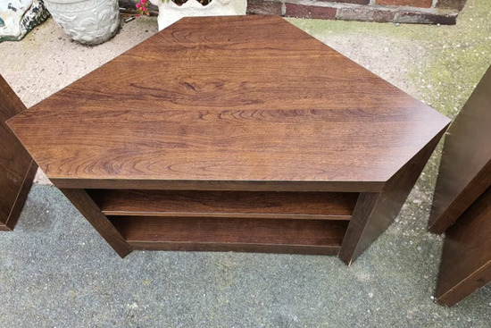 Oak Mahogany Solid Wood Lounge Furniture Set  2