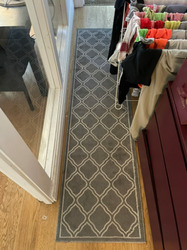 Grey and White Rug and Hallway Runner for Sale thumb 2