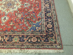 Vintage Persian Rug Handmade in Iran Hand Knotted Antique Oriental Carpet Size 110cm x 108cm thumb 4