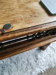 Kanpur Indian Sheesham Furniture Rectangular Coffee Table thumb-113597