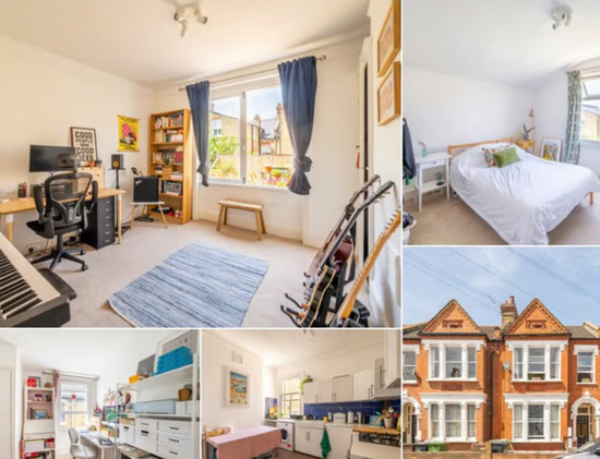 2 large Bed Flat + Office, Brancaster Road, SW16  1