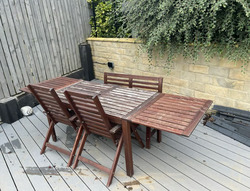 Garden Furniture - 8 person Patio Table and Chairs