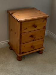Pine Furniture Set X6 - Wardrobe, Double Bedframe, Drawers thumb-113812