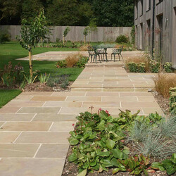 Smooth Sandstone Paving for Patios, Walkways, and Driveways