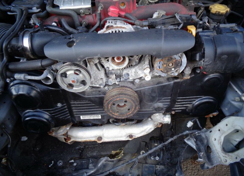  2015 Subaru Impreza WRX STi, CAT S Damaged Repairable  4