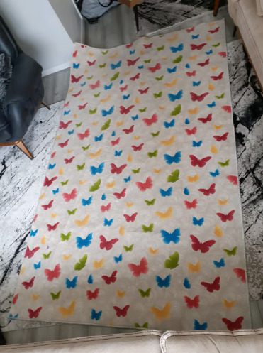 Butterfly Carpet non slip  3