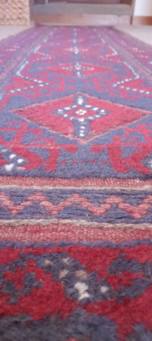 Afghan Meshwani Runner. Rug. Carpet.  1