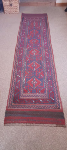 Afghan Meshwani Runner. Rug. Carpet.  0