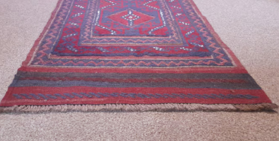 Afghan Meshwani Runner. Rug. Carpet.  2
