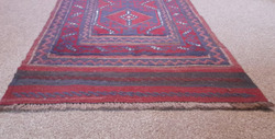 Afghan Meshwani Runner. Rug. Carpet. thumb 3