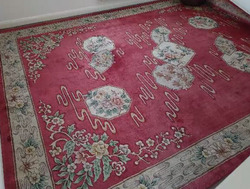 A Large Vintage Chinese100% Wool 9Ft X 12Ft Rug / Carpet Very Good Condition