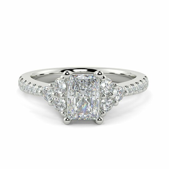 Shoulder Diamond Engagement Rings  0