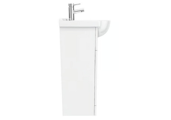 Bathroom furniture -Cove White 550mm Vanity Unit (Flat Packed) with basin  2