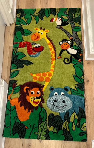 Kids Children Rug Mat Floor Carpet Jungle Zoo Animal  0
