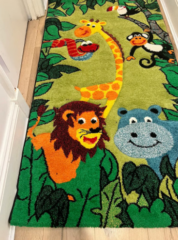 Kids Children Rug Mat Floor Carpet Jungle Zoo Animal  3
