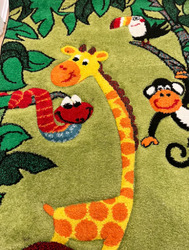 Kids Children Rug Mat Floor Carpet Jungle Zoo Animal thumb-116867