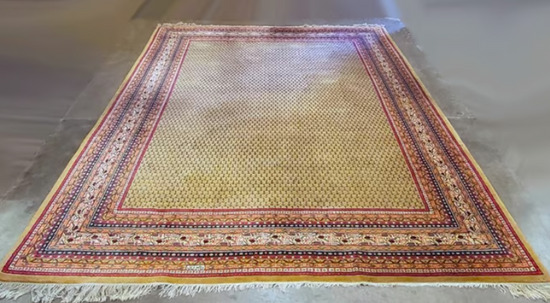 Very Large Antique Vintage Persian Carpet Rug Sarouk Traditional Hand Knotted Wool Made 4m x 3m  0