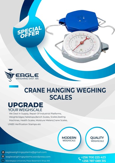 Digital Crane Portable Electronic Weighing Scales in Kampala  0
