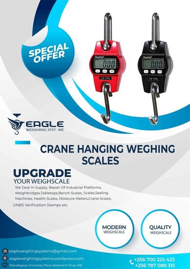 Digital Crane Portable Electronic Weighing Scales in Kampala  1