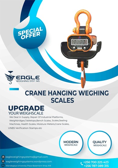 Digital Hanging Luggage Weight Scales in Uganda  2