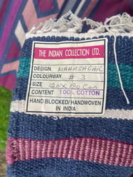 Handwoven Cotton Rug / Carpet thumb-116977
